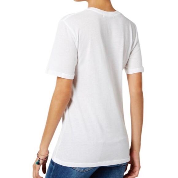 Kid Dangerous Women's White/Black "Rosé All Day" Crew Neck Graphic Tee sz M - Picture 5 of 7